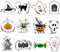 ZHOUHON 12 PCS Moule à Biscuits Halloween en Acier Inoxydable pour Gateau, Emporte Piece Halloween, Moule Halloween pour Biscuits, Gâteau, Cookie, Fondant Fête d'Halloween (WSJ-03)