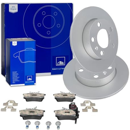 ATE Bremsscheiben 230mm + Beläge hinten passend für Polo 9N + IBIZA 3 6L
