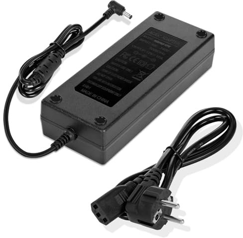 HOUHUI 12V 10A Netzteil Adapter,Netzadapter Transformator,AC 100-240V~50/60hz bis DC 12V 10 Amp 120W Stromversorgung Universal Netzteil für Haushaltselektronik,DC Motor,- DC Stecker 5,5 * 2,1/2.5mm