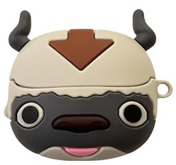 JRCYVTA Funda compatible con Samsung Galaxy Buds 3/buds 3 Pro (2024), bonita carcasa protectora de silicona de vaca de dibujos animados, adecuada para niños y niñas, multicolor