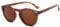 YAMEIZE Polarisiert Sonnenbrille Damen Runde Retro-Klassisch Vintage Kreis mit UV400 Schutz Sonnenbrille für Fahren Laufen Angeln