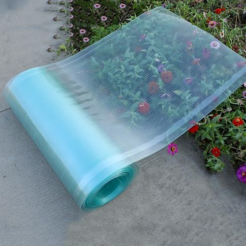 FENGSHOUU Transparente Dachplatte,1,5mm Glasfaserplatte,UV-Schutz Wasserdichte Gewächshausplatte,Schlagfest,Leicht zu Schneiden,für Wintergarten,Carport,Terrasse,Balkon,Vordächer (1.2m x 8m)