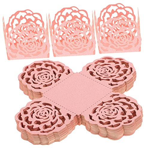 ULDIGI Lot De 50 Coupelles À Chocolat En Papier Sûr Pour Le Stockage Du Chocolat Pour Les Fêtes Et Les Mariages