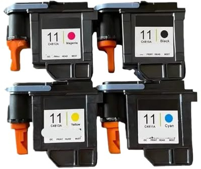 Kompatibler Druckkopf Kompatibel mit 11 Designjet-Modelle 70 100 110 500 510 C4810A C4811A C4812A C4813A(11 PRINTHEAD ONE Set)