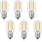 wenwendianzi T20 LED-Nachtlichter, 1 W, röhrenförmige Glühlampe, dimmbar, E12, E14, Radio-Kühlschranklampe, 2200 K, 2700 K, 4500 K, 6000 K, Ersatzlampen(Cold White 6000K,6PCS T20 BULB_E14 220V_YES_1W)