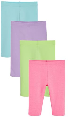 NEXT Mädchen Verkürzte Leggings, 4er-Pack
