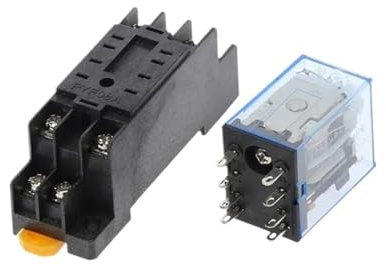 Relé micro DPDT de propósito general con base de zócalo, bobina MY2P HH52P MY2NJ de 12 V, 24 V/110 V, 220 V CA(DC 24V)