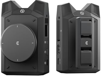 Hollyland Vcore Sistema Wireless Video: Monitoraggio 4K30/HD su 4 Dispositivi, Batteria Integrata, Espansione SD, Supporto YouTube/Twitch, Trasmettitore HDMI Android.