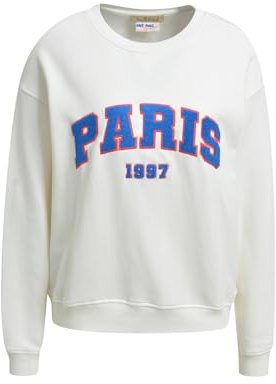 Smith & Soul Damen College Sweatshirt mit Frottee-Applikation