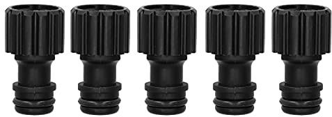 Vroomoto Raccord de Robinet, Adaptateur de Robinet, Raccord Tuyau G3 8 Filetage Femelle ABS, Rapide étanche pour Tuyau D'arrosage, Lave-linge, Lave-vaisselle, Lavabo