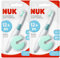 NUK Starter Zahnbürsten mit Schutzring, BPA-frei, 2er-Pack