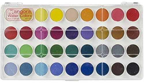 Talens Angora 36-Pan Watercolour Set, Easy to Use, Non-Toxic