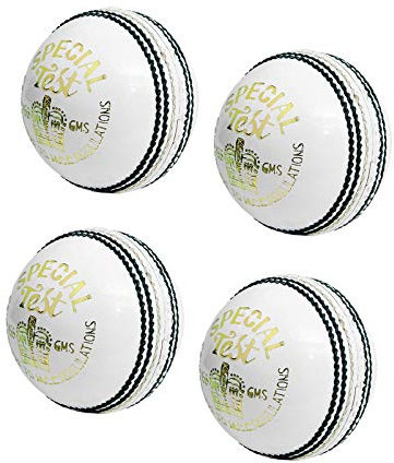 CW Special Test White Balls Match Turnier Cricket Bälle 4 Stück