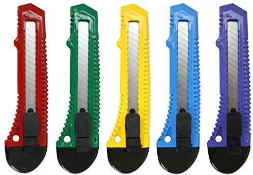 ARK 931390 Cutter 18 mm Lame Sécable et Blocage de Sécurité