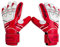 Sportout Torwarthandschuhe, Fußballhandschuhe mit Fingersave, Torwarthandschuhe Kinder,Herren mit rutschfeste 4mm Latex, Torwart Handschuhe für Kinder, Erwachsene und Jugendliche (Red, 9)