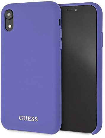 CG MOBILE Iphone XR 6.1 Case Silicone Guess Logo Purple