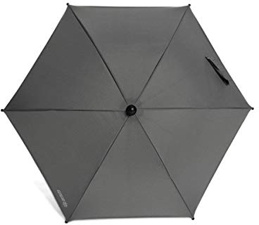 Mamas & Papas Universal Sonnenschirm, UPF 50+ Stoff, Easy Fit Klemme und verstellbarer, flexibler Arm für Kinderwagen/Kinderwagen/Buggy, grauer Nebel
