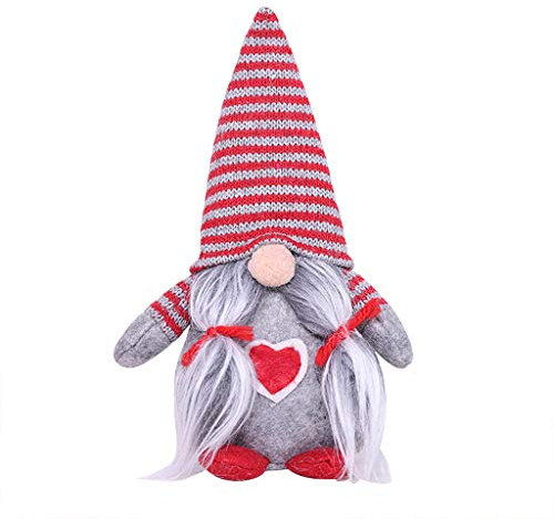 Dasongff schwedische Wichtel Santa Dolls süße Weihnachten Tomte Nisse Figur aus Weihnachtsfigur Dwarf schöneren Weihnachts Deko für Home Schaufenster Kinder Geburtstag Weihnachten (B, 1 PC)