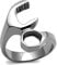 YourJewelleryBox MENS DIY RING STAINLESS STEEL SPANNER PLIER UNIQUE TOOL UNIQUE SIGNET TK2396 Z2
