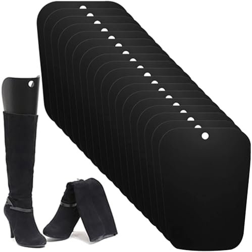 Saijer Tendistivali,20 Pezzi Inserti Di Stivali Supporti Di Stivali Alti Stivali Supporti Inserti Di Forma Alto Stivali Supporti Durevoli Boot Shaper Tendistivali Stivali per Stivali Prevenire Pieghe