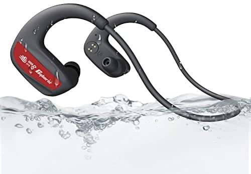 CYBORIS Bluetooth Headphones & MP3 2 in 1, IPX8 Wireless Waterproof Earphones - Bone Conduction Speaker, In-Ear Headphones for Swimming, Running, Diving