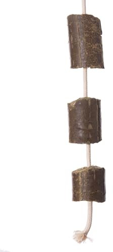 LAX Wiesenprodukte Spielseile für Pferde 2 kg (2 Stück) – Getreidefreies Beschäftigungsfutter mit Luzerne & Gemüse – Natürliche & rohfaserreiche Pferdesnacks
