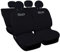 Rebeca Shop COPRISEDILI PER AUTO COMPATIBILI CON 500 MADE IN ITALY SET IN VARI COLORI (Nero)