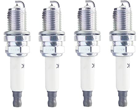 Zündkerzen für Audi A4 A5 A6 B8 C6 Q5 2.4L/3.2L CALA, 4 Stück/Los Normale Zündkerze 101905611A PFR6X-11