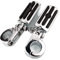 JOMALU Cale Pied Moto 32mm 38mm Moteur Garde Crash Bar Chevilles Repose-Pieds Chrome Repose-Pieds pédale pour Harley Davidson Softail Sportster Dyna personnalisé (Color : Clamps 38mm)