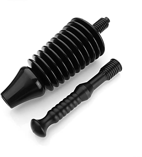 SagaSave Toilet Plunger, Detachable Sink Plunger WC Drain Unblocker Cleaning Tool for Bathroom and Kitchen - Type B