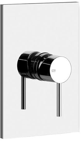 Gessi Emporio Via Tortona miscelatore monocomando, senza deviatore, per vasca/doccia, 44662031, Colorazione: cromo