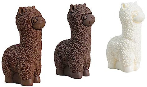 JS MOLD 3D Alpaka Silikonform Kerzen Gießen Formen, DIY Silikonform Kerzen, für Fondant, Schokolade, Epoxidharz, Sojawachs, Seife, Gips, Handwerk