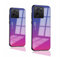 PEIYE Hülle für Xiaomi 13T / Xiaomi 13T Pro, Handyhülle mit Flexiblem Silikon TPU Rahmen und Gehärtetem Glas Rückwand, Stoßfeste Schutzhülle, Gradientenfarbe, Bumper Case Cover, 04