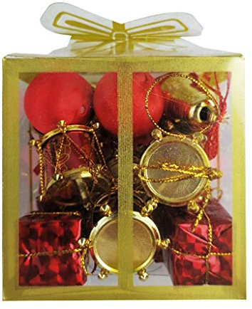 Christbaumschmuck Kugeln Rot Weihnachtskugeln Deko Deckenkugel Weihnachten 20 STÜCKE Galvanikkugel 3 cm Dekorationen Kunststoff Wohnkultur Halterung Fernbedienung Christbaumkugeln (Red, One Size)