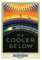 DESHVA Underground It Is Cooler Below Vintage London Transport Poster Leinwand Poster Wandkunst Dekor Druck Bild Gemälde für Wohnzimmer Schlafzimmer Dekoration ungerahmt 30 x 45 cm