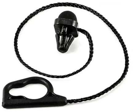 VADO VLTRA Auto Heckklappe Ladegurt Tür Hutablage Gurt Schnur Kofferraum Hutablage Tray Auto Innenraum Zubehör Armatur Ersatzteil Kompatibel mit Corsa D E, 13367836, 13233543 (Schwarz 1 Stück)