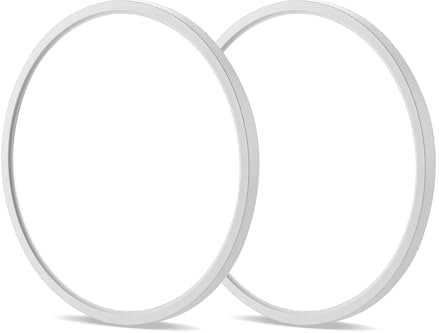 ocioc 2 Stück Deckenlampe Led 20W Led Deckenleuchte 5000K Modern Rund Deckenleuchte 2000LM Küchenlampen für Wohnzimmer Schlafzimmer Badezimmer Küche Bad Keller Balkon Ultra Dünn Ø 25cm