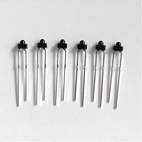 FFIME Transistor fotográfico 20 Piezas, fototransistor NPN de 1,8 mm, SGPT2055B, fotosensor, Transistor Receptor fotosensible