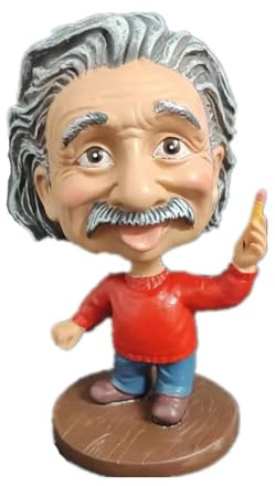 KGADRX Statue Skulpturen Büro Dekor Einstein Statue Sammlerstück Modell Shake Head Kind Geburtstagsgeschenk für Home Office Wohnzimmer
