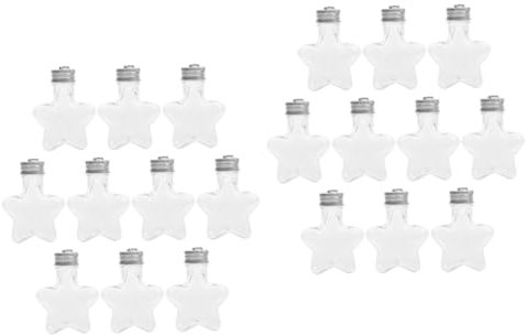 Ciieeo 20 Stück Dekorative Flaschen Für Hochzeiten Pralinenschachteln Partygeschenke DIY Flaschen Kunststoff Aufbewahrungsflaschen DIY Zubehör Leere Plastikflaschen Hochzeits