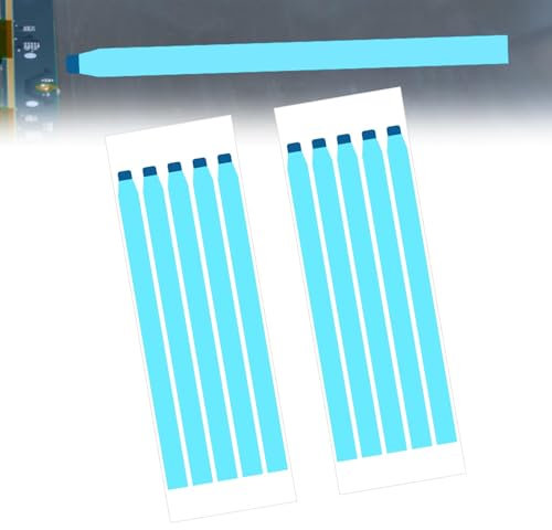 LCD Screen Double Sided Tape - 10PCS Laptop Screen Rework Pull Tab Stretch Peel Tape for Mobile Phone Battery Disassembly (220 * 8 * 0.3mm)