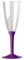 Dream' s Party 20 Flute in plastica con gambo - Flutes rigidi monouso - Calice da Spumante - Corpo in plastica trasparente - confezione 20 pezzi - flute per feste (Viola)