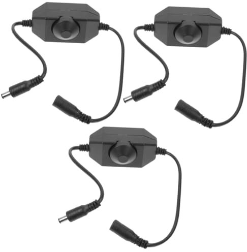 OSALADI 3pcs Dimmer Light Switch for Led Strip Inline Dimmer Switch Table Lamp Dimmer Lamp Brightness Control