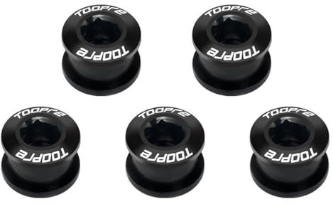 HOUSON 5PCS viti corona corona in lega di alluminio vite guarnitura bicicletta MTB disco viti catena ruota vite per bici da strada, mountain bike BMX singolo