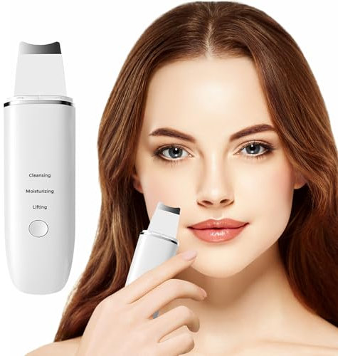 Blackhead Remover - Ultrasonic Blackhead Removal Tool with 3 Modes, Facial Scrubber Ultrasonic Cleaner, Blackhead Remover for Face Cleansing and Facial Treatment, Electric Skin Scrubber