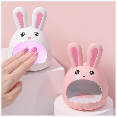 Mini lámpara de uñas de Gel, lámpara para Hornear secador de uñas, secador de uñas de Gel UV LED de 24 W, secador de uñas lámpara de curado de uñas de Gel luz UV, lámpara de curado de secador White