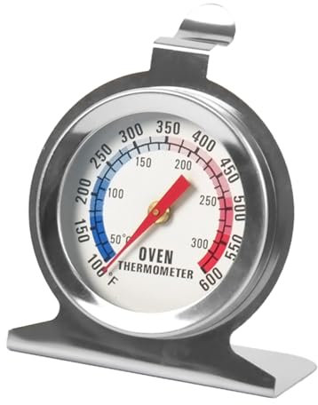 OKUMEYR Termometro Per Barbecue e Forno in Acciaio Inossidabile 50-300°c ±2°c, Strumento Compatto Per Temperatura Interna Cucina, Portatile Per Uso Domestico e Grigliate All’aperto