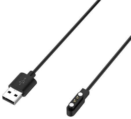 hafiuege câble de charge pour smartwatch, espacement des contacts magnétiques 2 broches 2,84 mm, câble USB, câble de charge universel pour chargeur de montre intelligente.
