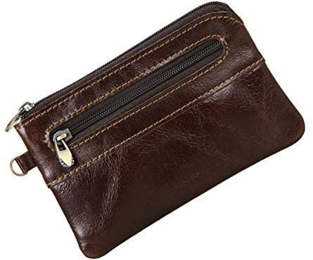 COLLBATH 1stück Retro Geldbörse Für Herren Multifunktionale Zipper Tasche Schokoladenfarbe Hochwertiges Design Für Business Und Alltag Als Für Männer