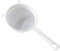 Plastic Kitchen Strainer, Nylon Mesh Sieve with Handle, 40 Mesh Flour Sifter for Quinoa, Icing Sugar, Vegetables, Fruit, Tea & Coffee, Available in Small, Medium & Large Sizes, White (Large)